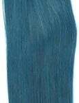 人毛 ring loop hair チップエクステ レミーエクステ カラー ウィッグ エクステンション 50本(BLUE#, 16inch)