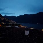 ルガーノ・ホテルフェデラーレからの夕景→夜景モーションラプス