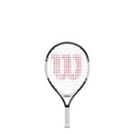Wilson(ウイルソン) 硬式 テニスラケット [ガット張り上げ済] ジュニアモデル FEDERER RKT HALF (フェデラー ラケット ハーフ) 19インチ (3~5歳向け) ブラック/ホワイト WR028610H