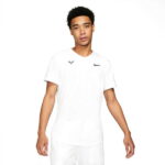 [ラファエル・ナダル][日本サイズ]ナイキ(NIKE) 2021 FA メンズ コート DRI-FIT ADV Rafa Vネック半袖Tシャツ CV2803-100 ホワイト(21y7mテニス)[次回使えるクーポンプレゼント]