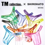 【メール便(3)】 ティーエム コレクションTM collection×SHIROHATO 別注 スパークハーフ Tバック ビキニ メンズ